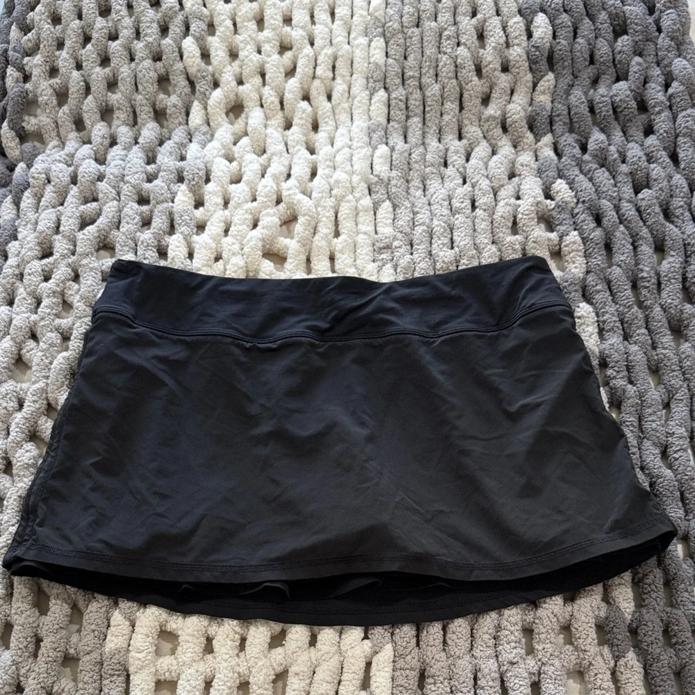 lululemon athletica Black Athletic Skort